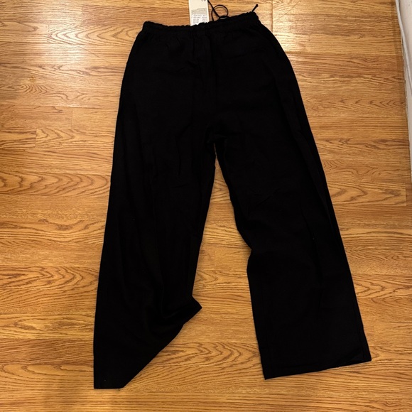 H&M NWT Black Linen Pants Size Small - Picture 3 of 3